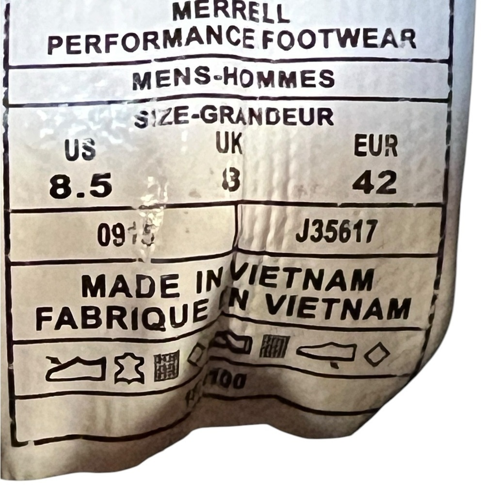 Merrell Athletic Shoes Brown and Black with High-Top Design - Picture 4 of 8
